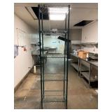 23 X 18 X 87 5-SHELF GREEN COATED METRO RACK
