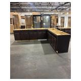 34IN ESSPRESSO BOTTOM CABINET SET (7 CABINETS)