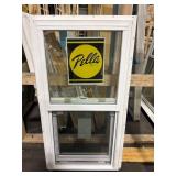 21 1/2 X 41 1/2 PELLA SINGLE HUNG WHITE VIYNL WIND
