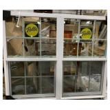 58X70 PELLA DOUBLE VINYL WHITE WINDOW
