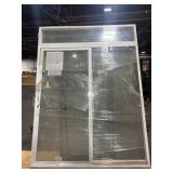 JELD WEN 95 1/2 X 71 TRI PANEL VINYL SLINDING PATI