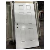 37X51 2 BORE INTERIOR DOOR, WHITE