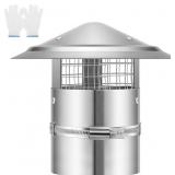 VIVOHOME 4" CONE TOP CHIMNEY CAP WITH SCREEN, ROUN