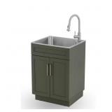 $299 24 IN. DROP-IN STAINLESS STEEL LAUNDRY SINK W