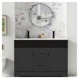 $766 48 IN. W. X 18.3 IN. D X 34 IN. H DOUBLE SINK