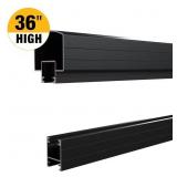 $114 PEAK ALUMINUM RAILING 6 FT. MATTE BLACK ALUMI