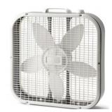 LASKO 20" CLASSIC BOX FAN WITH WEATHER-RESISTANT M