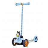 BLUEY RIDE-N-GLIDE BUDDIES 3D TODDLER SCOOTER, 3 W