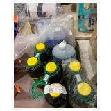 1 LOT (6) PINE-SOL 1.77L CLEANING BOTTLE.(1)PALMOL