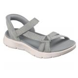 SKECHERS WOMENS SWIFT FIT SANDAL SIZE:10