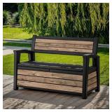 $170 KETER SIGNATURE COLLECTION 60 GAL. RESIN DECK