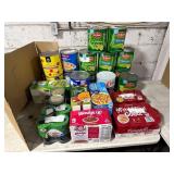 1 LOT ASSORTED CANNED GOODS