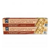1 LOT (2) UNBLEACHED PARCHMENT PAPER, 410 SQ. FT (
