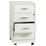 $115 LYS 26-1/2" MOBILE STORAGE CABINET - 4-DRAWER