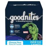 GOODNITES NIGHTTIME BEDWETTING UNDERWEAR FOR BOYS