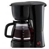 MAINSTAYS 5 CUP COFFEE MAKER, BLACK