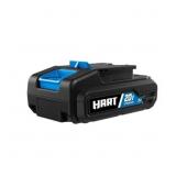 1 LOT (2) HART 20-VOLT LITHIUM-ION 2.0AH BATTERY (