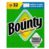 1 LOT (1) BOUNTY SELECT-A-SIZE 2-PLY PAPER TOWELS,