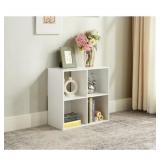MAINSTAYS 4 CUBE STORAGE ORGANIZER, WHITE