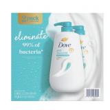 1 LOT OF 3-DOVE ANTIBACTERIAL BODY WASH WITH PUMP,