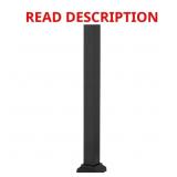 1 LOT (2) ARIA RAILING 3 IN. X 3 IN. X 42 IN. BLAC