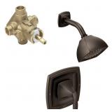 $219 MOEN VOSS SINGLE-HANDLE 1-SPRAY POSI-TEMP SHO