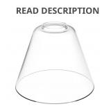 6 IN. HEIGHT 2-PACK CLEAR BELL GLASS 1 IN. FITTER