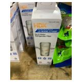 1 LOT (2) HDX ICE & WATER REFRIGERATOR FILTER