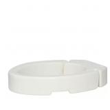 HINGED TOILET SEAT RISER - ELONGATED
