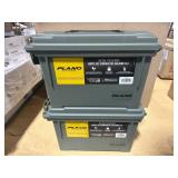 1 LOT OF (2) PLANO .30 CAL FIELD BOX AMMO BOXES