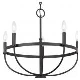 $149 CAMPERDOWN 5-LIGHT MATTE BLACK CHANDELIER
