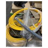 1 LOT (2) GAS FLEX UNDERGROUND PCV PIPES 1/2 X 10.