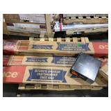 1 LOT (1) BRUCE SOLID HARDWOOD DARK ROAST BROWN.