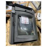 1 LOT (1) US STOVE COMPANY TH-100 TINY WOOD STOVE.
