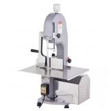 $375 COMMERCIAL ELECTRIC MEAT BANDSAW IN SILVER, 1