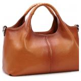 ISWEE GENUINE LEATHER SHOULDER BAGS PURSES AND HAN
