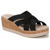 SIZE:10 BZEES REIGN WEDGE SANDALS