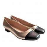 BANDOLINO TAPRINZ WOMENS GOLD AND BLACK SIZE 7