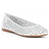 COBB HILL ROBY SIZE 8 WIDE LIGHT GRAY