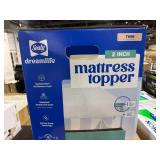 DREAMLIFE 2 INCH TWIN MATTRESS TOPPER