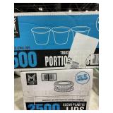 1 LOT OF 1-MM PORTION CUPS 1 FL.OZ 2500CT./1-MM CL