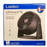 LASKO WHIRLWIND TILT 12" TABLE FAN WITH WALL-MOUNT