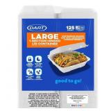 DART, INSULATED FOAM HINGED LID TAKE OUT CONTAINER
