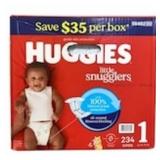 HUGGIES LITTLE MOVERS BABY DIAPERS SIZE 3 (16-28 L