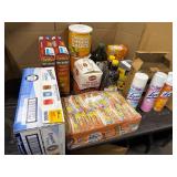 1 LOT (12) ASSORTED MEAL & HOUSEHOLD NEEDS