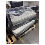 $250 55" PATIO COUCH SET WITH OTTOMAN