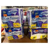1 LOT (4) ASSORTED TOILET PAPER