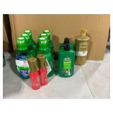 1 LOT OF 2-BODY WASH, 6-MOUTHWASH,1-HAIR CONDITION