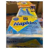 1 LOT (4) MEMBERS MARK 1200 NAPKINS.