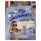 1 LOT OF (2) HUGGIES LITTLE SWIMMERS